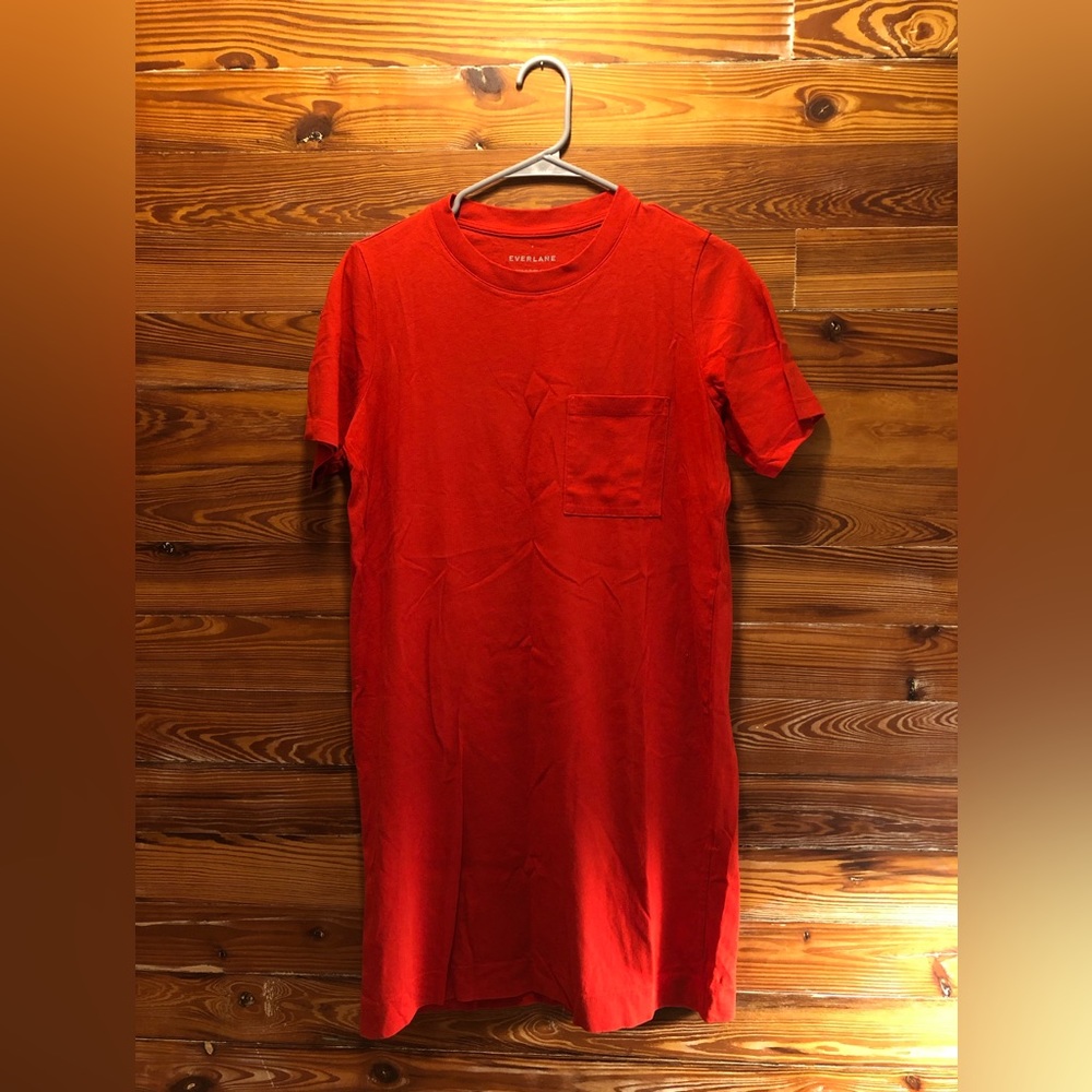Everlane T-shirt dress.